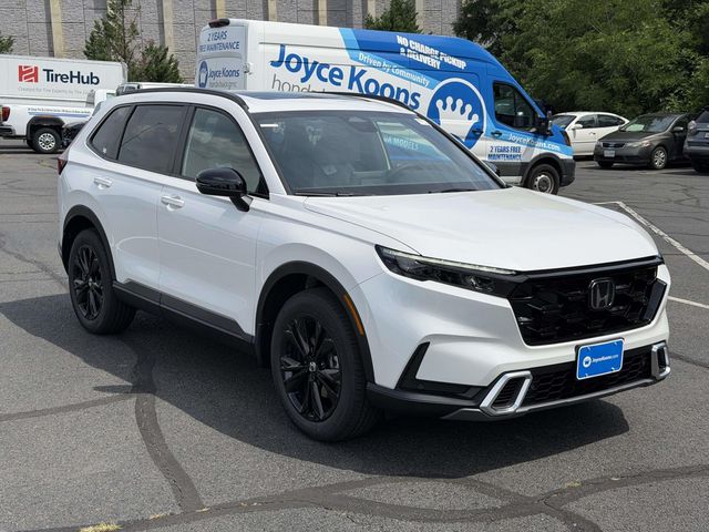 Platinum White Pearl 2026 Honda CR-V Hybrid SUV / Crossover All-Wheel Drive Continuously Variable Transmission