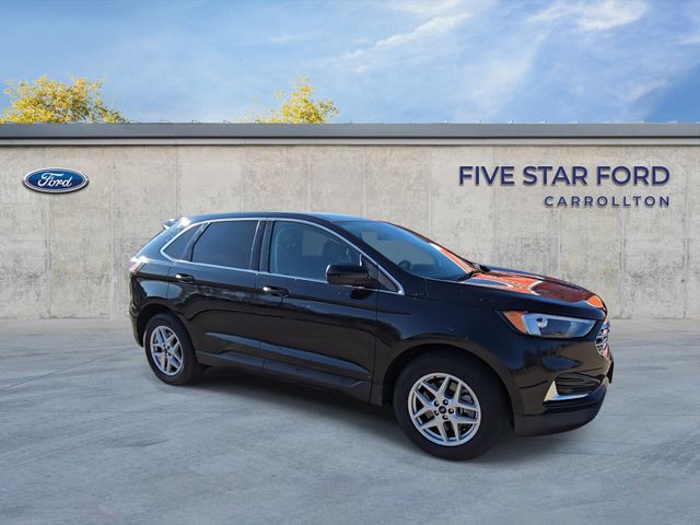 Black Metallic 2022 Ford Edge SEL AWD SUV / Crossover All-Wheel Drive 8-Speed Automatic