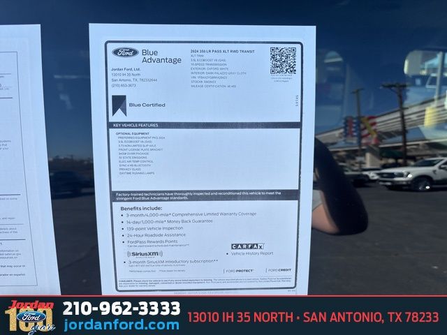 Used Car 2024 Ford Transit-350  Xlt For Sale Under $40,000 In San Antonio, Texas