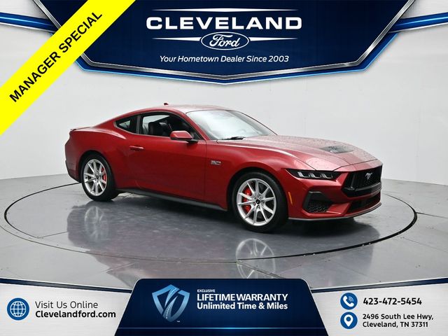 Red Metallic 2024 Ford Mustang Coupe Rear-Wheel Drive Automatic
