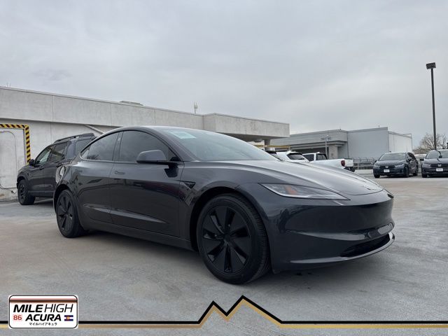 Stealth Gray 2025 Tesla Model 3 Long Range AWD Sedan All-Wheel Drive 1-Speed Automatic