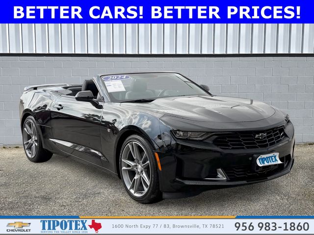 Black 2024 Chevrolet Camaro 2LT Convertible RWD Convertible Rear-Wheel Drive Automatic