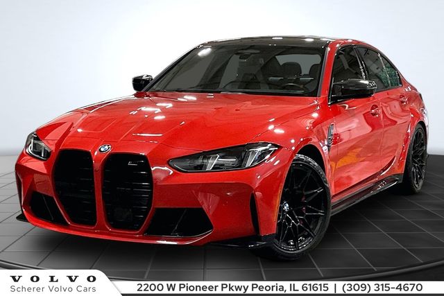 Toronto Red Metallic 2025 BMW M3 Sedan All-Wheel Drive 8-Speed Automatic