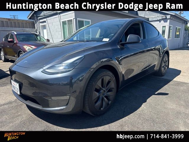 Gray 2024 Tesla Model Y SUV / Crossover Rear-Wheel Drive 1-Speed Automatic