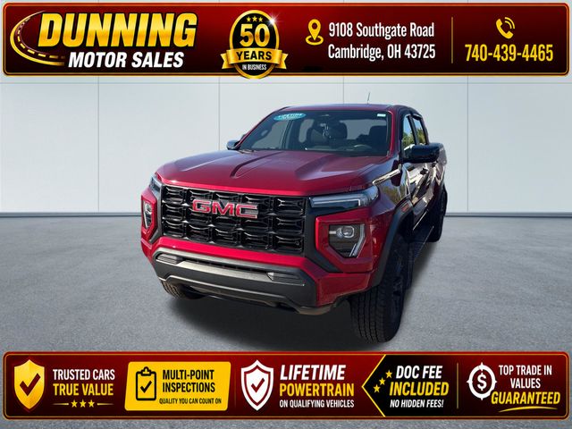 Volcanic Red Tintcoat 2024 GMC Canyon Pickup Truck Four-Wheel Drive 8-Speed Automatic