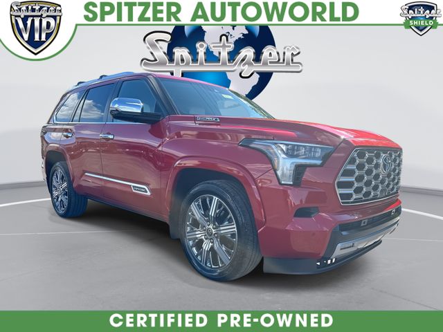 Red 2024 Toyota Sequoia Capstone 4WD SUV / Crossover Four-Wheel Drive Automatic