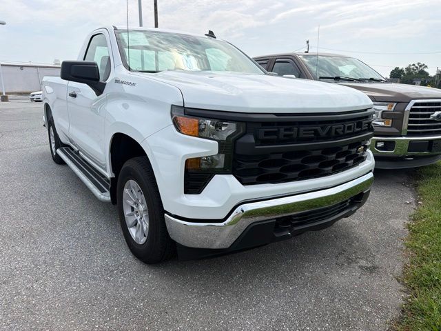 Summit White 2025 Chevrolet Silverado 1500 Pickup Truck 4X2 Automatic