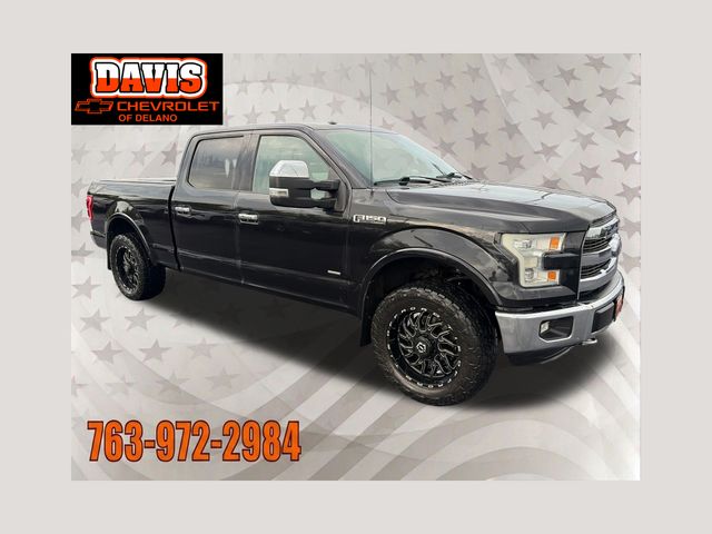 Black 2015 Ford F-150 Pickup Truck Four-Wheel Drive 6-Speed Automatic