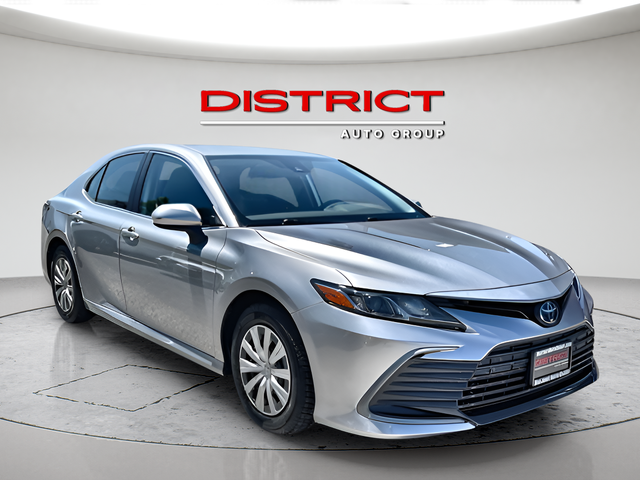 Celestial Silver Metallic 2022 Toyota Camry Hybrid Sedan Front-Wheel Drive Continuously Variable Transmission