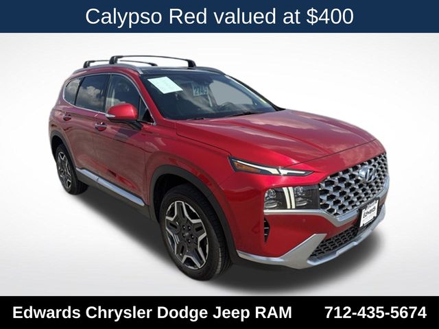 Calypso Red 2022 Hyundai Santa Fe SUV / Crossover All-Wheel Drive Automatic