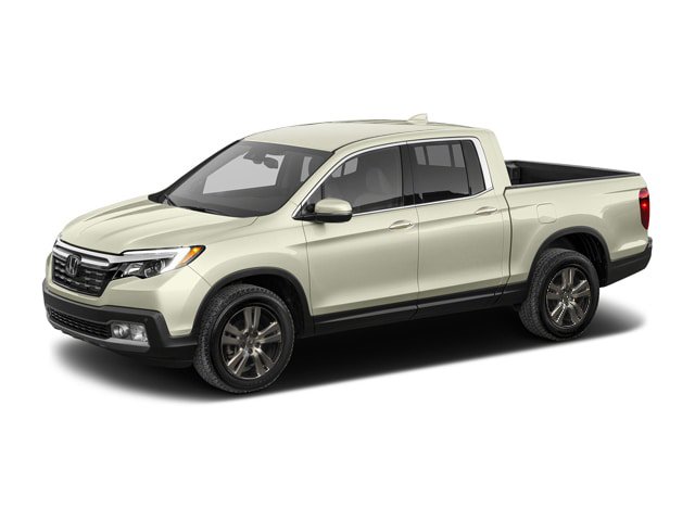 White 2017 Honda Ridgeline Pickup Truck All-Wheel Drive 6-Speed Automatic