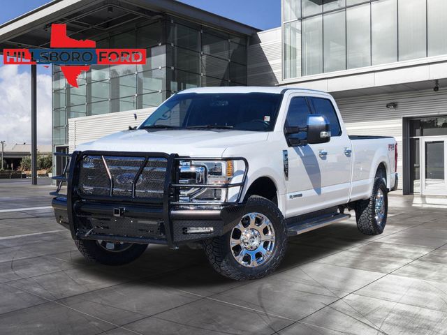 2021 Oxford White Ford Super Duty F-350 SRW Lariat Truck