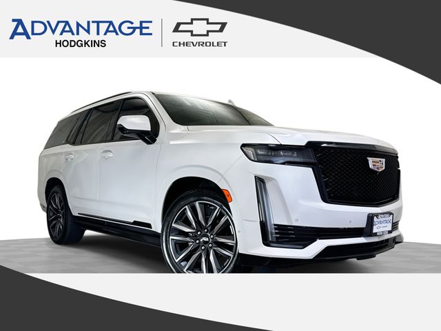 Crystal White Tricoat 2021 Cadillac Escalade SUV / Crossover Four-Wheel Drive Automatic