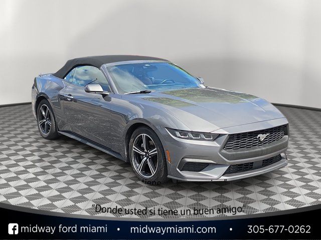 Carbonized Gray Metallic 2024 Ford Mustang Convertible Rear-Wheel Drive Automatic