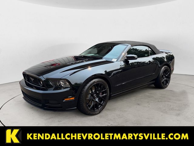 Black 2014 Ford Mustang Convertible Rear-Wheel Drive 6-Speed Automatic