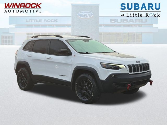 Bright White Clearcoat 2022 Jeep Cherokee Trailhawk 4WD SUV / Crossover Four-Wheel Drive 9-Speed Automatic