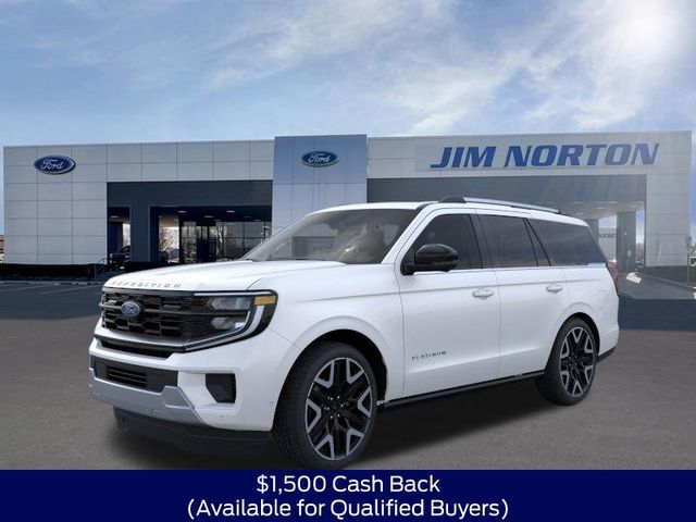 White Metallic 2025 Ford Expedition SUV / Crossover Four-Wheel Drive Automatic