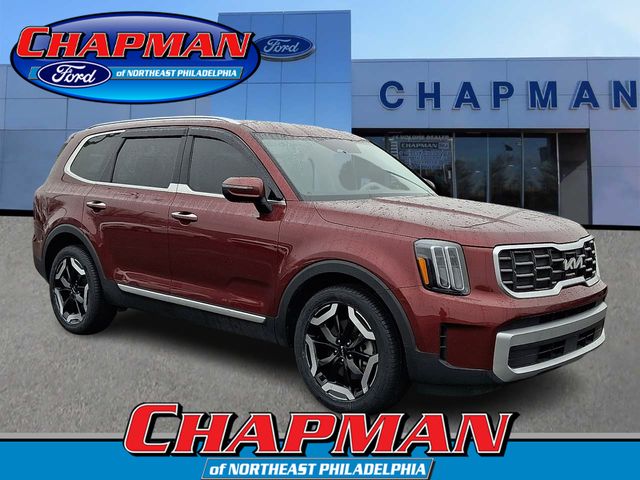 Dawning Red 2023 Kia Telluride S AWD SUV / Crossover All-Wheel Drive 8-Speed Automatic