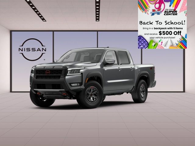 Gray (Gun Metallic) 2026 Nissan Frontier Pickup Truck Four-Wheel Drive 9-Speed Automatic Overdrive