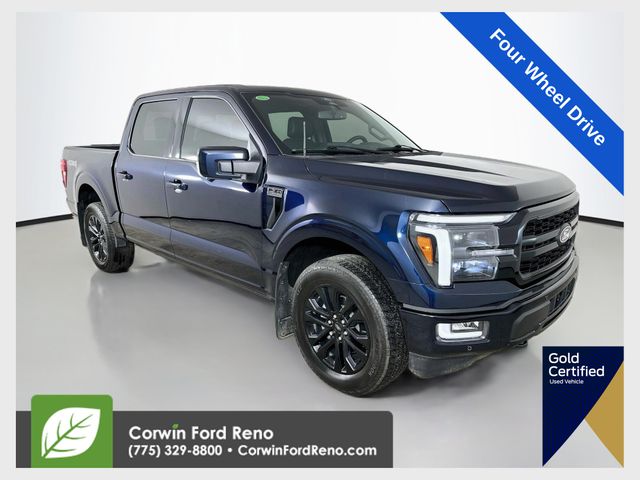 Antimatter Blue Metallic 2024 Ford F-150 Pickup Truck Four-Wheel Drive Automatic