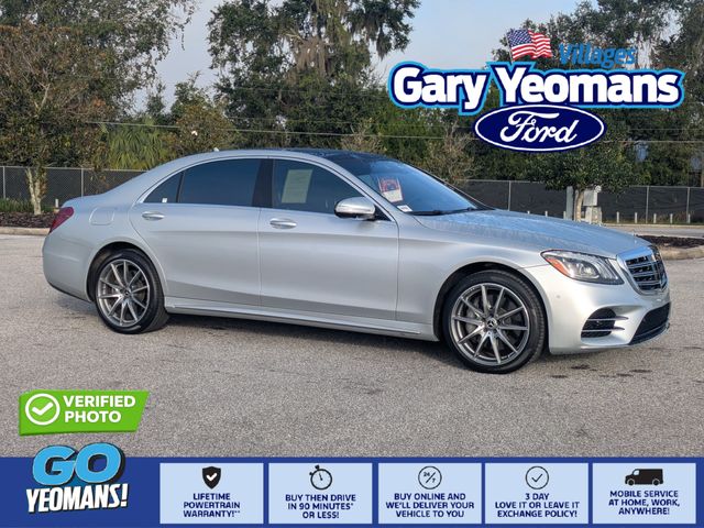 Iridium Silver 2020 Mercedes-Benz S-Class Sedan Rear-Wheel Drive 9-Speed Automatic