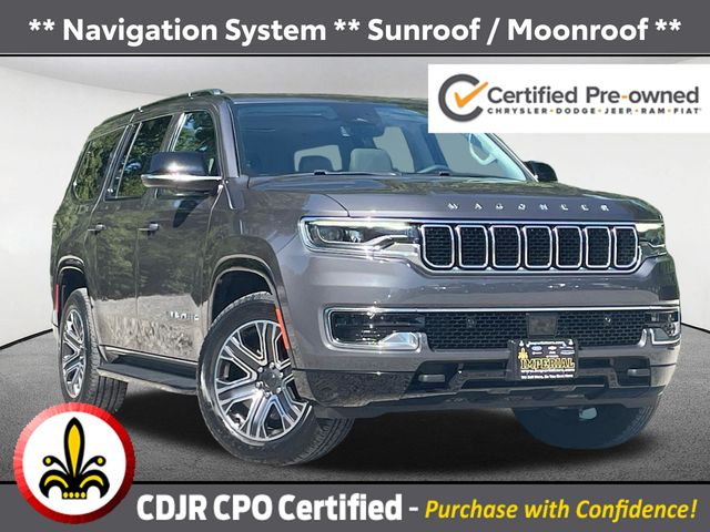 Baltic Gray Metallic Clearcoat 2023 Jeep Wagoneer SUV / Crossover Four-Wheel Drive 8-Speed Automatic