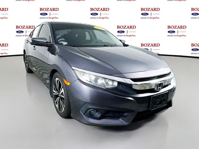 2017 Black Honda Civic EX-T Sedan