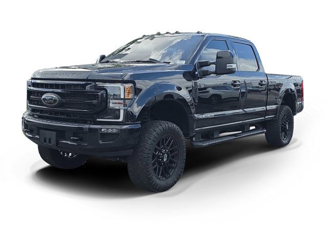 Black 2021 Ford F-250 Super Duty Lariat Crew Cab 4WD Pickup Truck Four-Wheel Drive Automatic