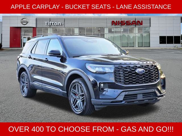 Black Metallic 2025 Ford Explorer SUV / Crossover All-Wheel Drive Automatic