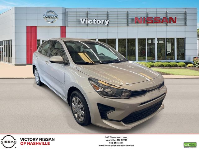 Silky Silver 2022 Kia Rio S FWD Sedan Front-Wheel Drive Continuously Variable Transmission