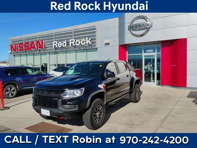 Black 2021 Chevrolet Colorado Pickup Truck Four-Wheel Drive 8-Speed Automatic