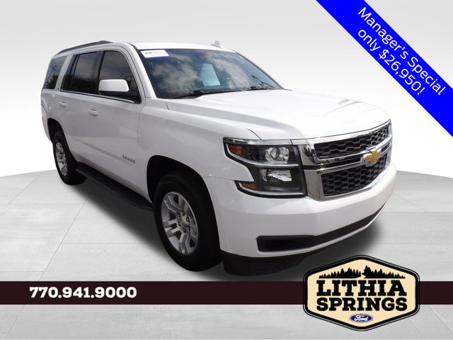 Summit White 2020 Chevrolet Tahoe SUV / Crossover 4X2 6-Speed Automatic Overdrive