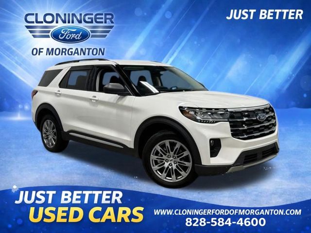 White Metallic 2025 Ford Explorer Active AWD SUV / Crossover All-Wheel Drive Automatic