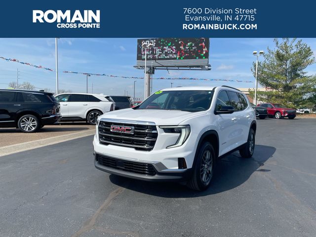Summit White 2025 GMC Acadia Elevation FWD SUV / Crossover Front-Wheel Drive 8-Speed Automatic