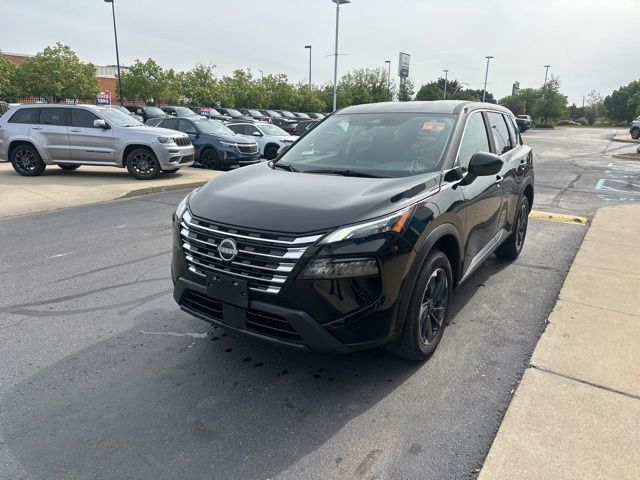 Super Black 2025 Nissan Rogue SV AWD SUV / Crossover All-Wheel Drive Continuously Variable Transmission