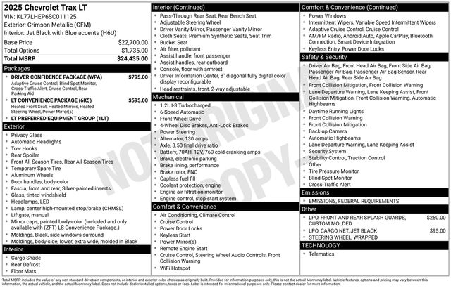 Used 2025 Chevrolet Trax For Sale in Grove City, OH