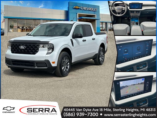 White Metallic 2025 Ford Maverick XLT SuperCrew AWD Pickup Truck All-Wheel Drive 8-Speed Automatic