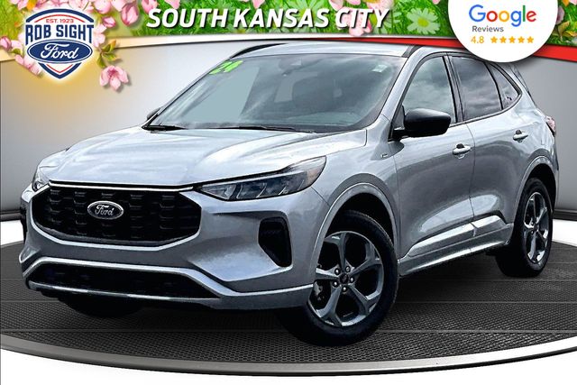 Silver Metallic 2024 Ford Escape ST-Line AWD SUV / Crossover All-Wheel Drive 8-Speed Automatic