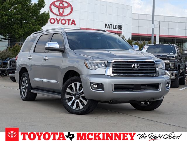 Silver Sky Metallic 2018 Toyota Sequoia Limited SUV / Crossover 4X2 6-Speed Automatic