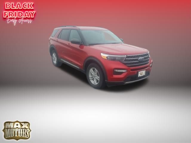 Used 2021 Ford Explorer XLT with VIN 1FMSK8DH2MGB95674 for sale in Kansas City