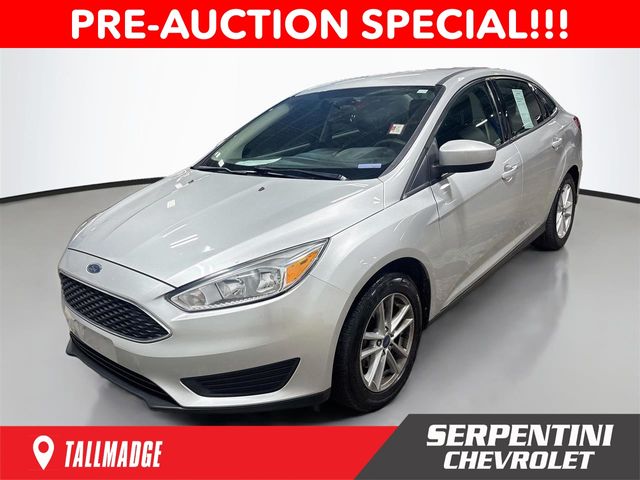 Ingot Silver Metallic 2018 Ford Focus Sedan Front-Wheel Drive 6-Speed Automatic