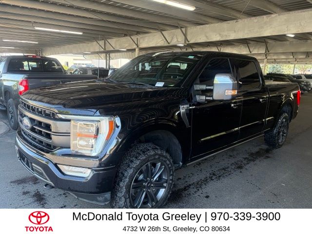 Agate Black Metallic 2021 Ford F-150 Pickup Truck Four-Wheel Drive Automatic