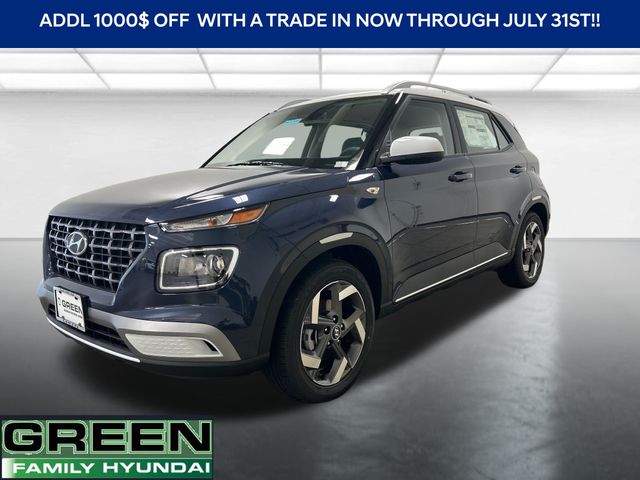Denim w/White Roof 2026 Hyundai Venue SUV / Crossover Front-Wheel Drive Continuously Variable Transmission