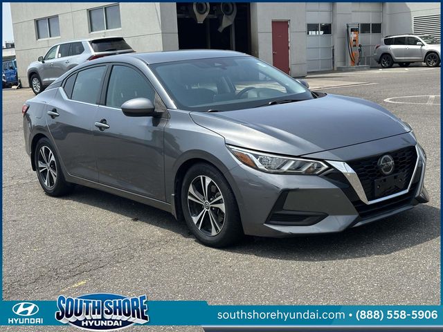Gray (Gun Metallic) 2021 Nissan Sentra Sedan Front-Wheel Drive Continuously Variable Transmission