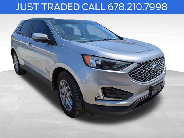 Iconic Silver Metallic 2023 Ford Edge SEL AWD SUV / Crossover All-Wheel Drive 8-Speed Automatic