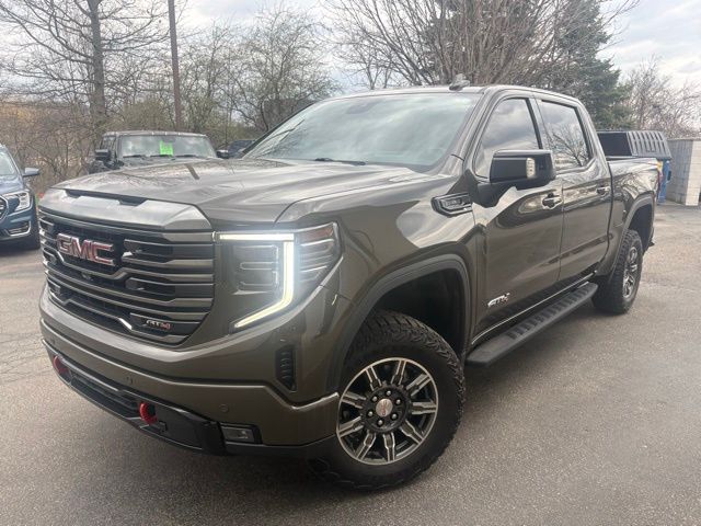 Deep Bronze Metallic 2024 GMC Sierra 1500 AT4 Crew Cab 4WD Pickup Truck Four-Wheel Drive Automatic