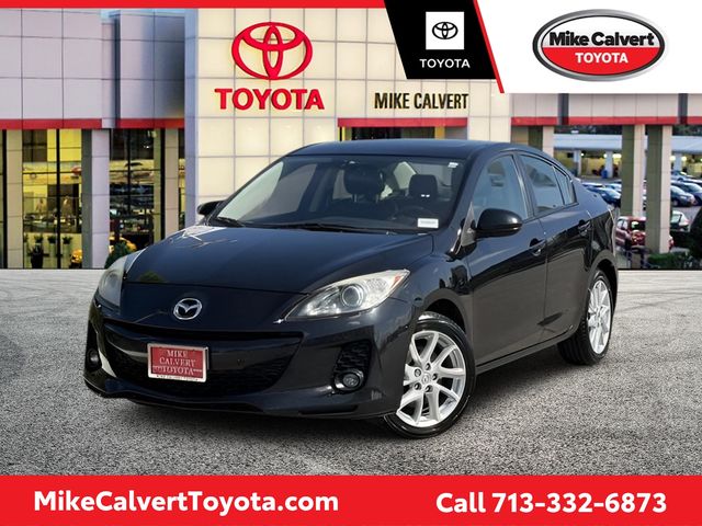 Black Mica 2012 Mazda MAZDA3 Sedan Front-Wheel Drive 6-Speed Manual Overdrive