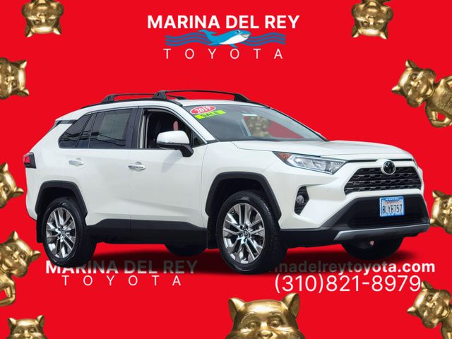 White (Blizzard Pearl) 2019 Toyota RAV4 Limited FWD SUV / Crossover Front-Wheel Drive 8-Speed Automatic