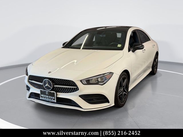 White 2023 Mercedes-Benz CLA 250 4MATIC Coupe All-Wheel Drive 7-Speed Automatic