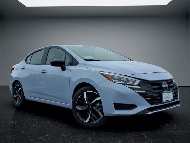 Gray Sky Pearl 2025 Nissan Versa SR FWD Sedan Front-Wheel Drive Continuously Variable Transmission